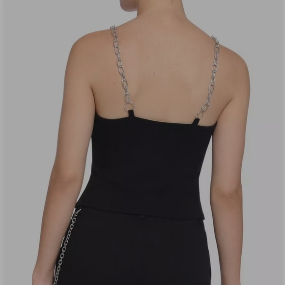 Skelanimals Chain Crop Tank Top - Picture 2 of 5